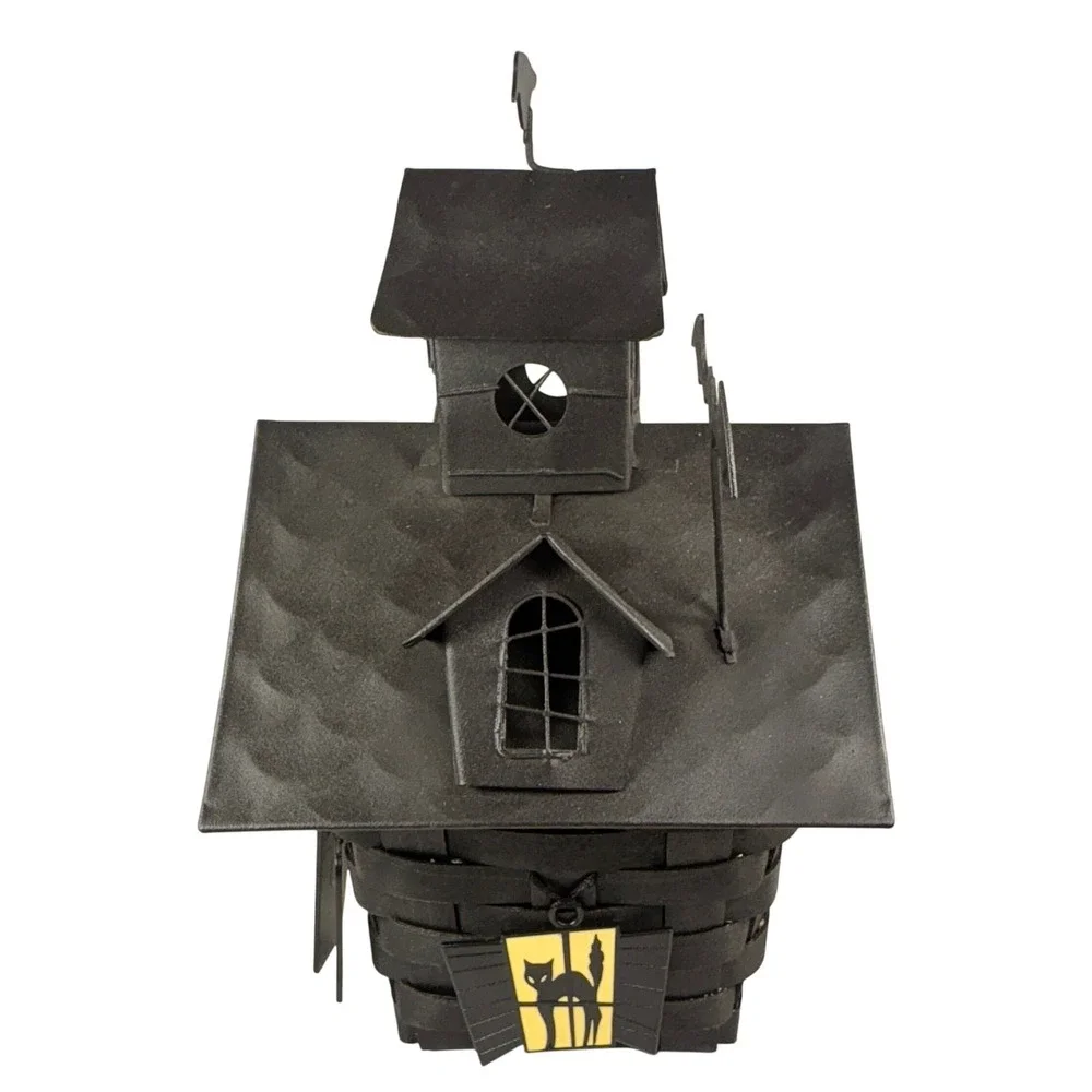 Longaberber 2012 Haunted House Basket Metal Roof 5 Tie-Ons Protector‎ Halloween